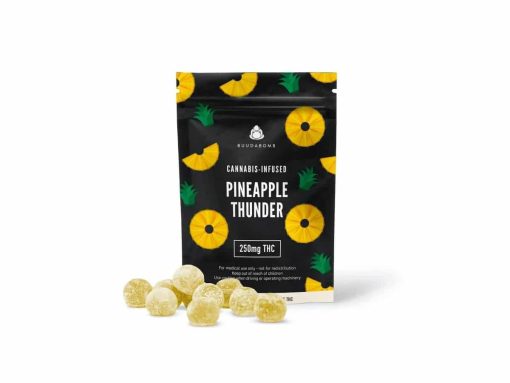 Buudabomb - THC Pineapple Thunder Gummies - 250MG