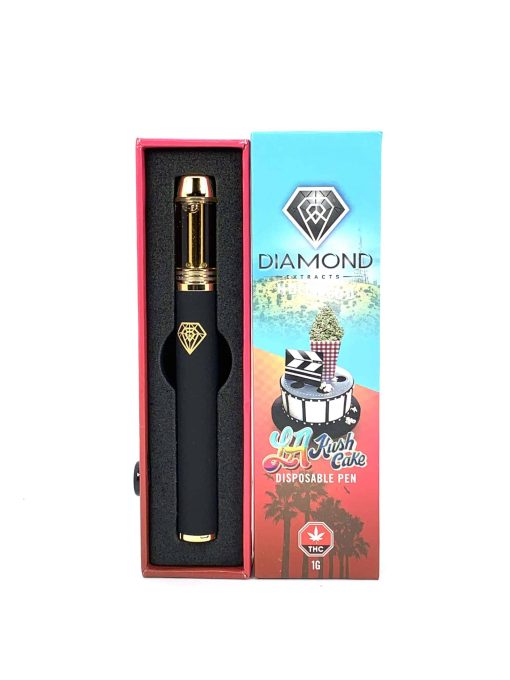 Diamond Concentrates – LA Kush Cake - THC Disposable Pen