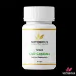 Notorious - CBD Capsules - 50mg (1000MG)