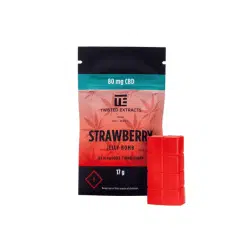 Twisted Extracts - Strawberry CBD Gummies - 10mg (80MG)
