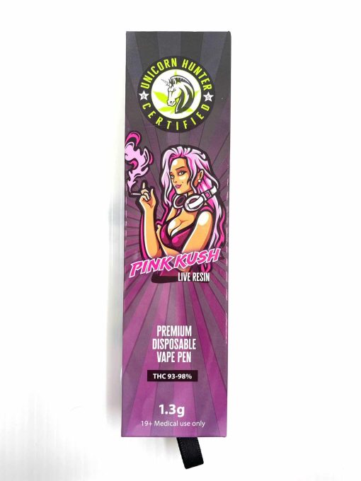 Unicorn Hunter - Pink Kush (Live Resin) - THC Disposable Pens