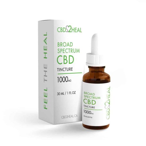 CBD2Heal - Broad Spectrum CBD Tincture - 30ml (1000MG)