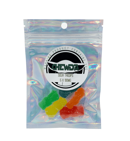 Chewda - CBD Sour Troops - 100mg (500MG)