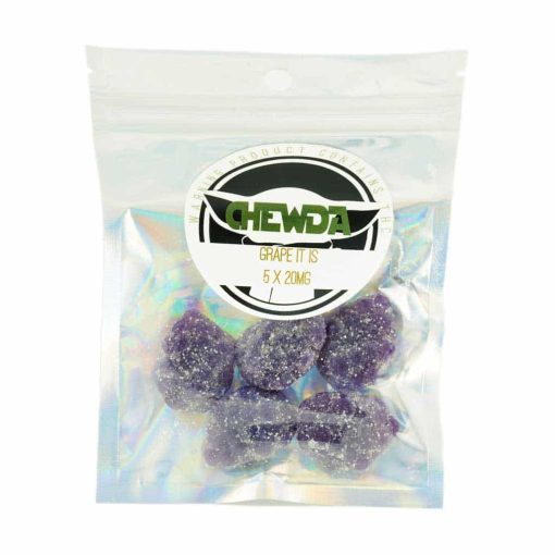 Chewda - CBD Grape It Is - 20mg (100MG)