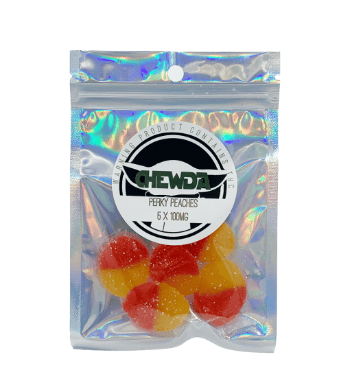 Chewda - CBD Perky Peaches - 100mg (500MG)