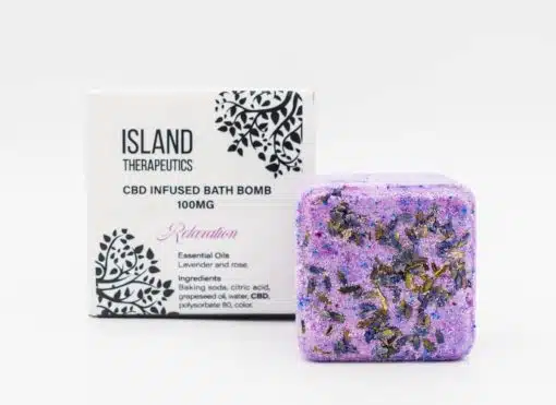 Island Therapeutics - Relaxation Blend - CBD Bath Bombs - 100MG