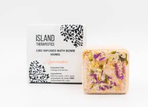 Island Therapeutics - Rejuvenation Blend - CBD Bath Bombs - 100MG
