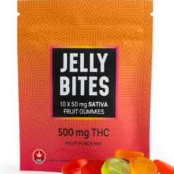 jelly bites fruit punch thc 500mg sativa
