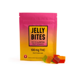 Jelly Bites - Fruit Punch Mix Gummies - 100MG - Sativa