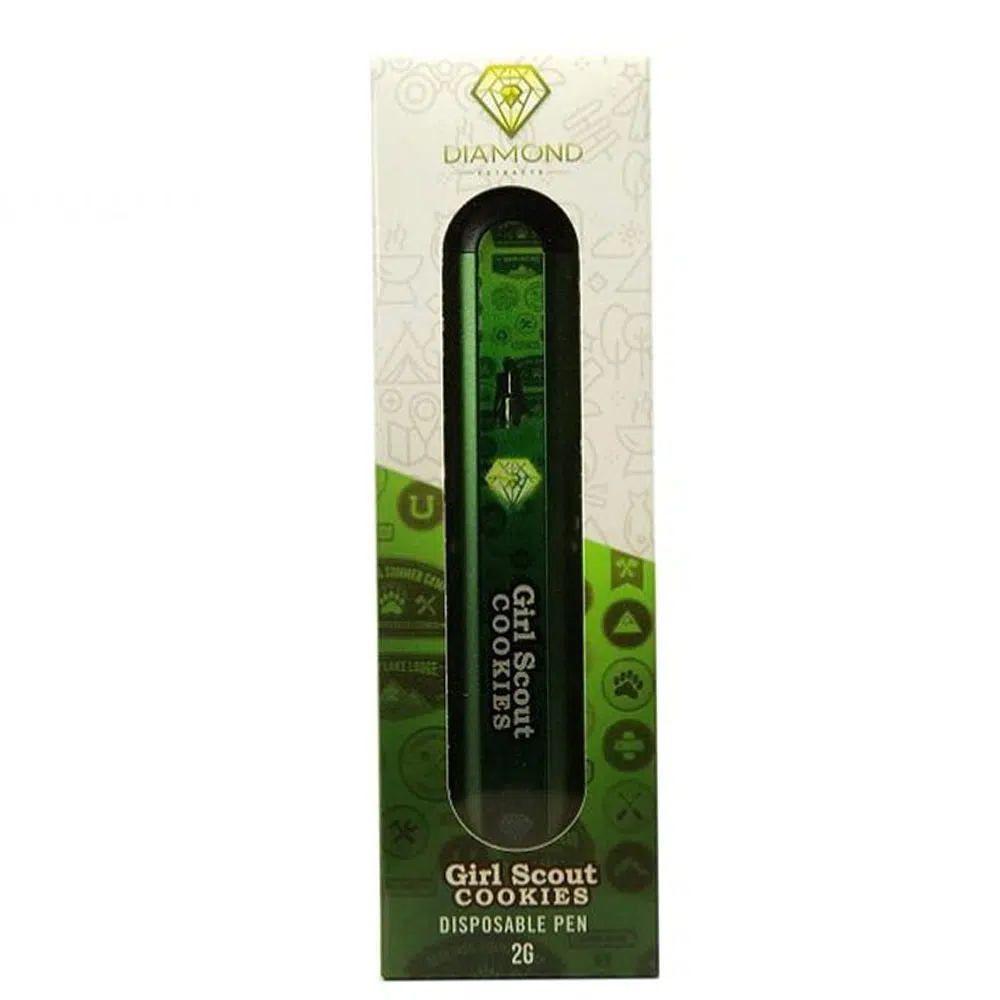 buy-online-dispensary-diamond-concentrates-2g-gsc Diamond Concentrates – Girl Scout Cookies - THC Disposable Pen (2 Grams) - Image 1