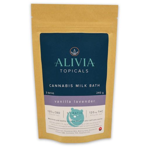 Alivia - Cannabis Milk Bath - Vanilla Lavender