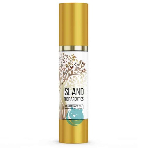 Island Therapeutics - Bergamot CBD Massage Oil - 300mg