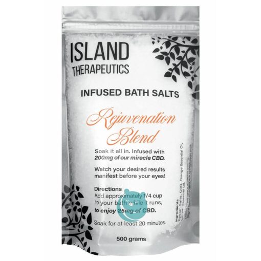Island Therapeutics - Rejuvenation Blend - CBD Infused Bath Salts - 200mg