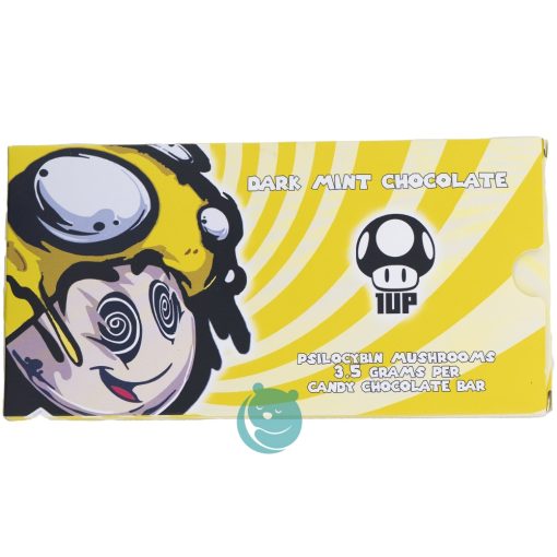 1UP - Dark Mint Chocolate - 3500MG Psilocybin Chocolate Bar