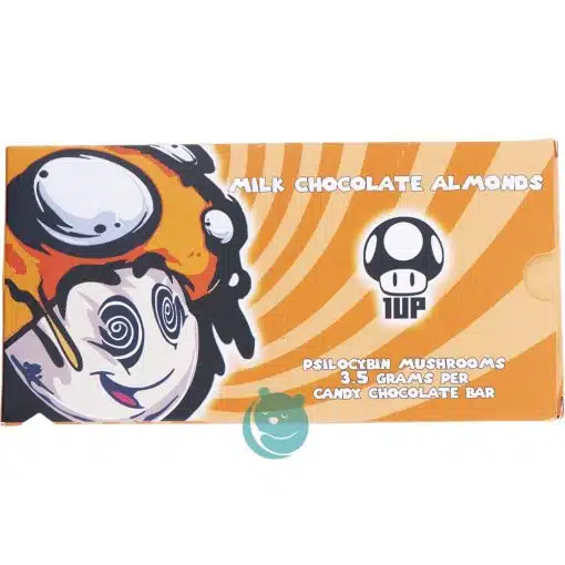 1UP - Milk Chocolate Almond - 3500MG Psilocybin Chocolate Bar