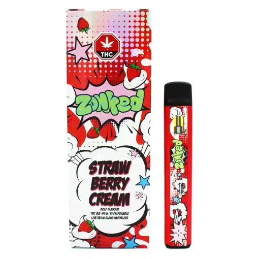 Zonked - Strawberry Cream - Live Resin Disposable Vape Pen - 1G