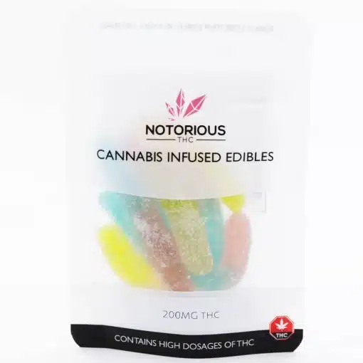 Notorious - THC Neon Worm Gummies - 25mg (200MG)