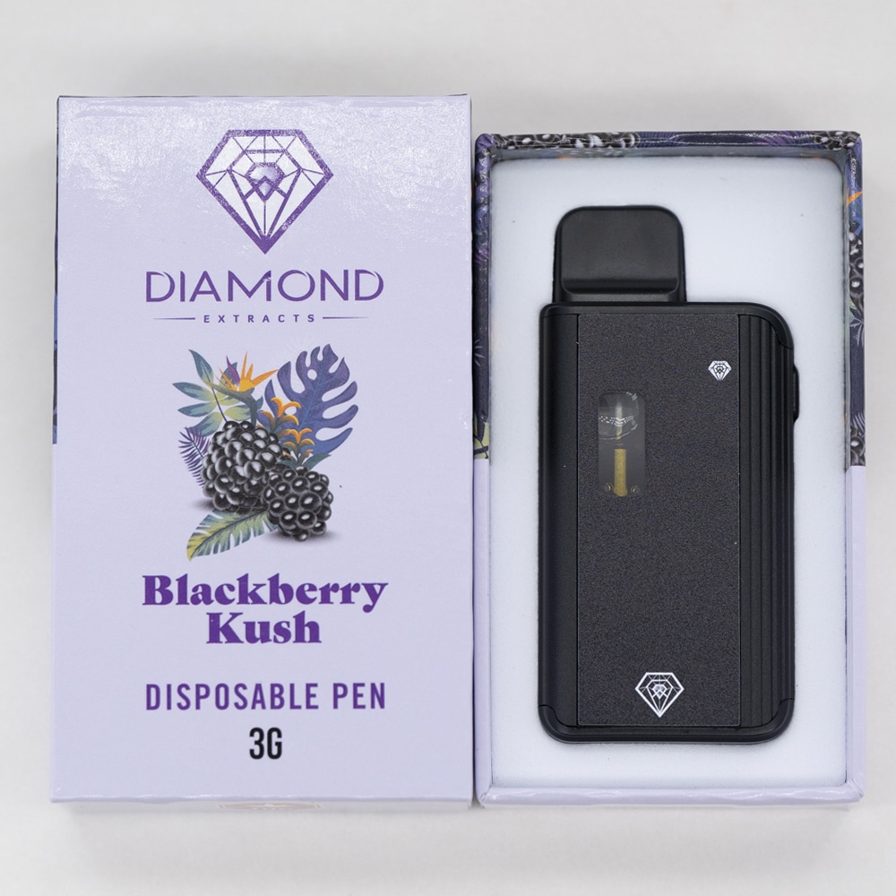 Diamond Concentrates – Blackberry Kush Thc Disposable Vape Pen 3