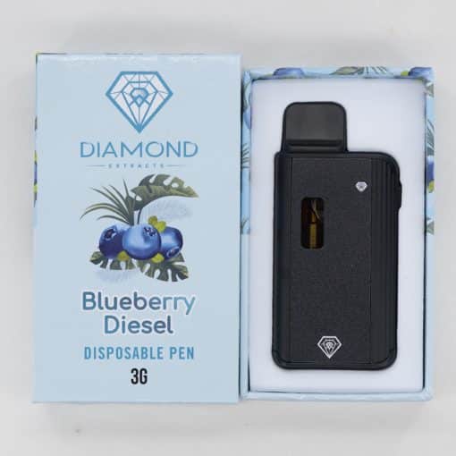 Diamond Concentrates – Blueberry Diesel - THC Pen (3 Grams)