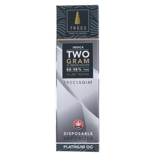 TREES – Platinum OG – THC Disposable Pen (2 Grams)