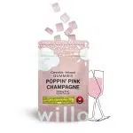 Willo - Pink Champagne Gummies - 200MG THC (Day)