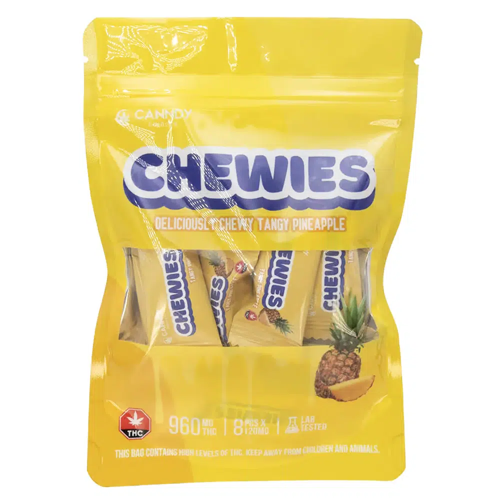 buy-weed-online-dispensary-canndy-edibles-chewies-pineapple Canndy Edibles - Chewies - Pineapple (960MG THC) - Image 1