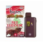 Burn 3G THC Disposable Vape - Red Lebanese (Hybrid)